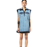 'FRAYLINE' DENIM DRESS