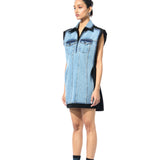 'FRAYLINE' DENIM DRESS