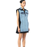 'FRAYLINE' DENIM DRESS