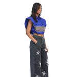 'AEON' Embellished Denim Pants - Kanika Goyal Label