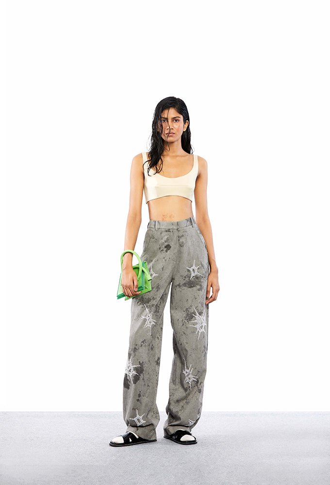 AEON' Embellished Trousers - Kanika Goyal Label