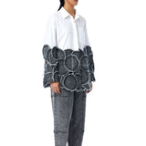 Algae' Barrel Denim Pants - Kanika Goyal Label