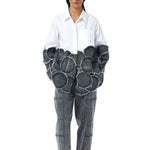 Algae' Barrel Denim Pants - Kanika Goyal Label