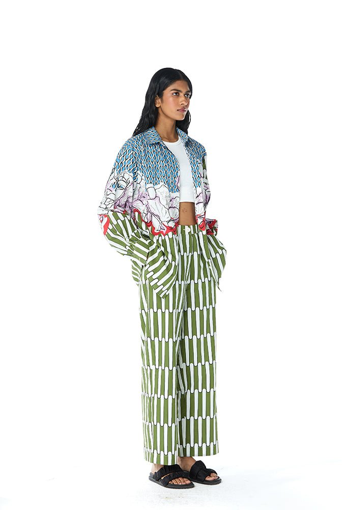 ALTHEA' Printed Co - ordinated Set - Kanika Goyal Label