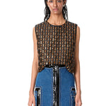 'AXIRA' Embellished Top - Kanika Goyal Label