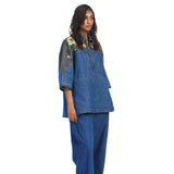 'AZURA' Denim Pants - Kanika Goyal Label