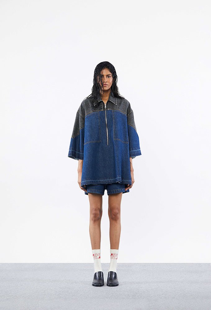 AZURA' Denim Shorts - Kanika Goyal Label