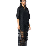 BLACK SHIRT DRESS - Kanika Goyal Label