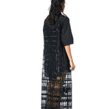 BLACK SHIRT DRESS - Kanika Goyal Label