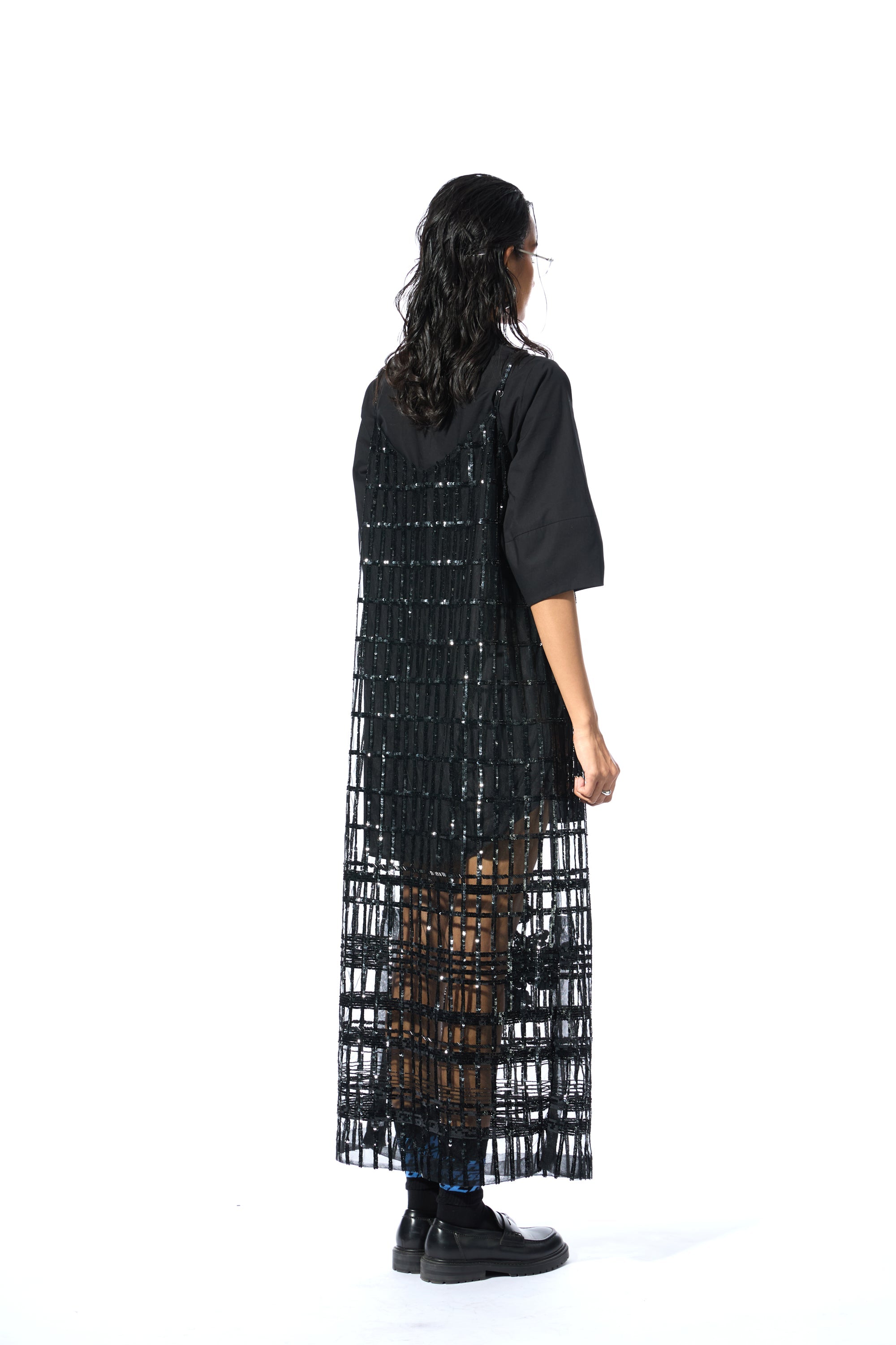 BLACK SHIRT DRESS - Kanika Goyal Label