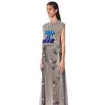 'BORE ME MORE' Embellished Top - Kanika Goyal Label