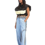 'CARYS' Concentric Cut Pants - Kanika Goyal Label