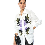 'CELESTICH' WHITE SHIRT - Kanika Goyal Label