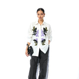 'CELESTICH' WHITE SHIRT - Kanika Goyal Label