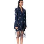 'CERYS' Embellished Blazer - Kanika Goyal Label