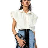 CONCENTRIC CUT DENIM SKIRT - Kanika Goyal Label