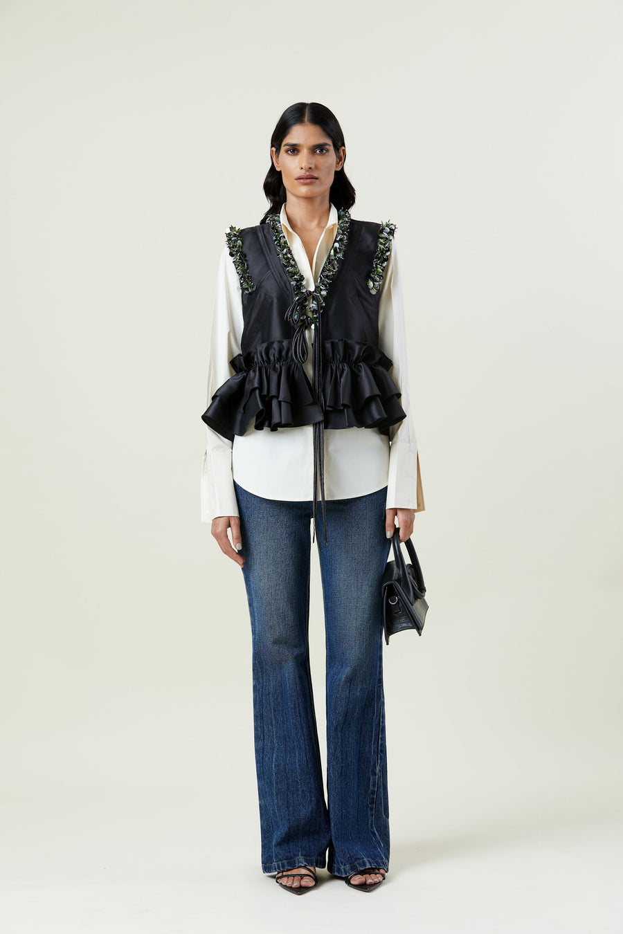 'DARA' Embellished Gilet - Kanika Goyal Label