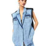 DECONSTRUCTED DENIM JACKET - Kanika Goyal Label