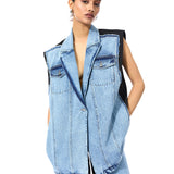 DECONSTRUCTED DENIM JACKET - Kanika Goyal Label