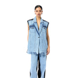 DECONSTRUCTED DENIM JACKET - Kanika Goyal Label