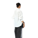 'DENIM DRIP' BLACK PANTS - Kanika Goyal Label