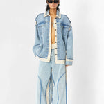 'DENIM DRIP' JACKET - Kanika Goyal Label