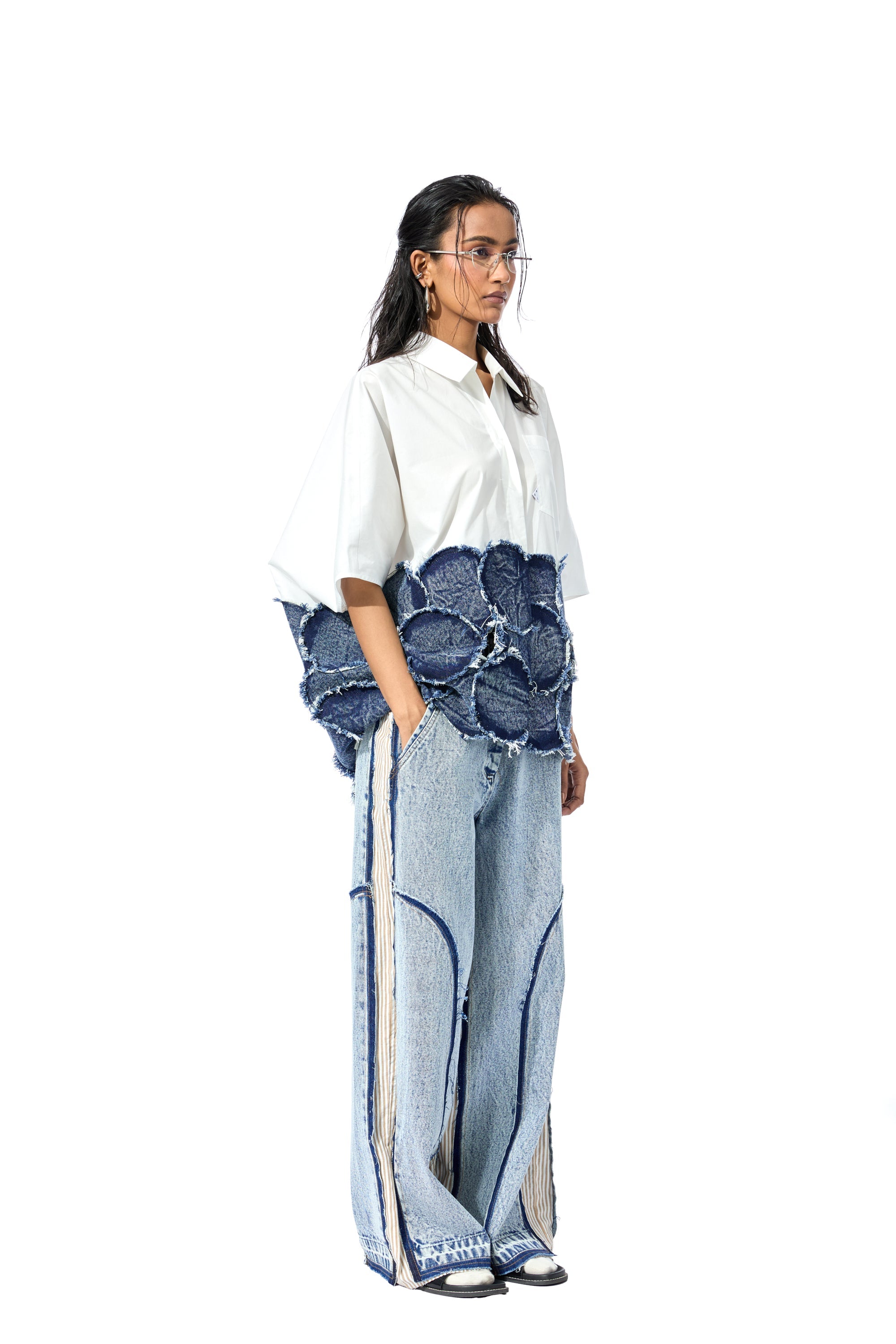 'DENIM DRIP' PANTS - Kanika Goyal Label