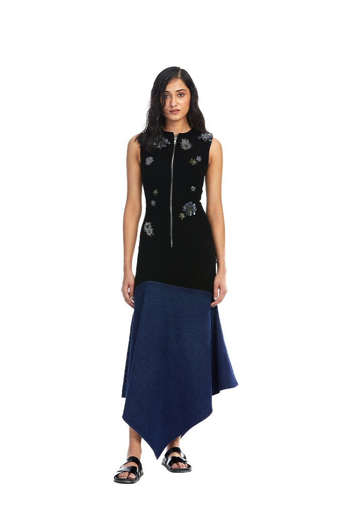 'ELVIRA' Asymmetric Dress - Kanika Goyal Label