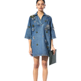 'ELVIRA' DENIM DRESS - Kanika Goyal Label