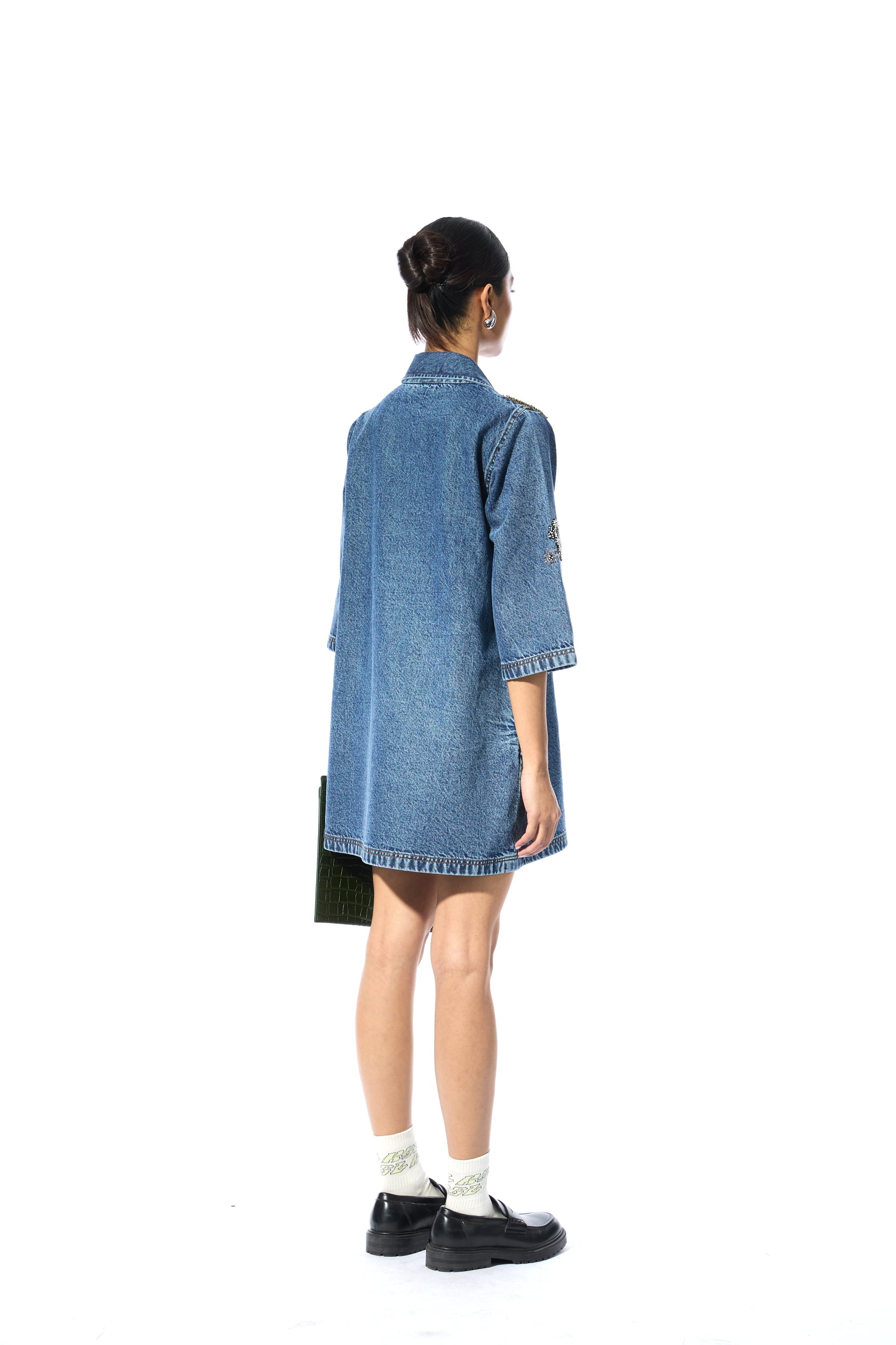 'ELVIRA' DENIM DRESS - Kanika Goyal Label