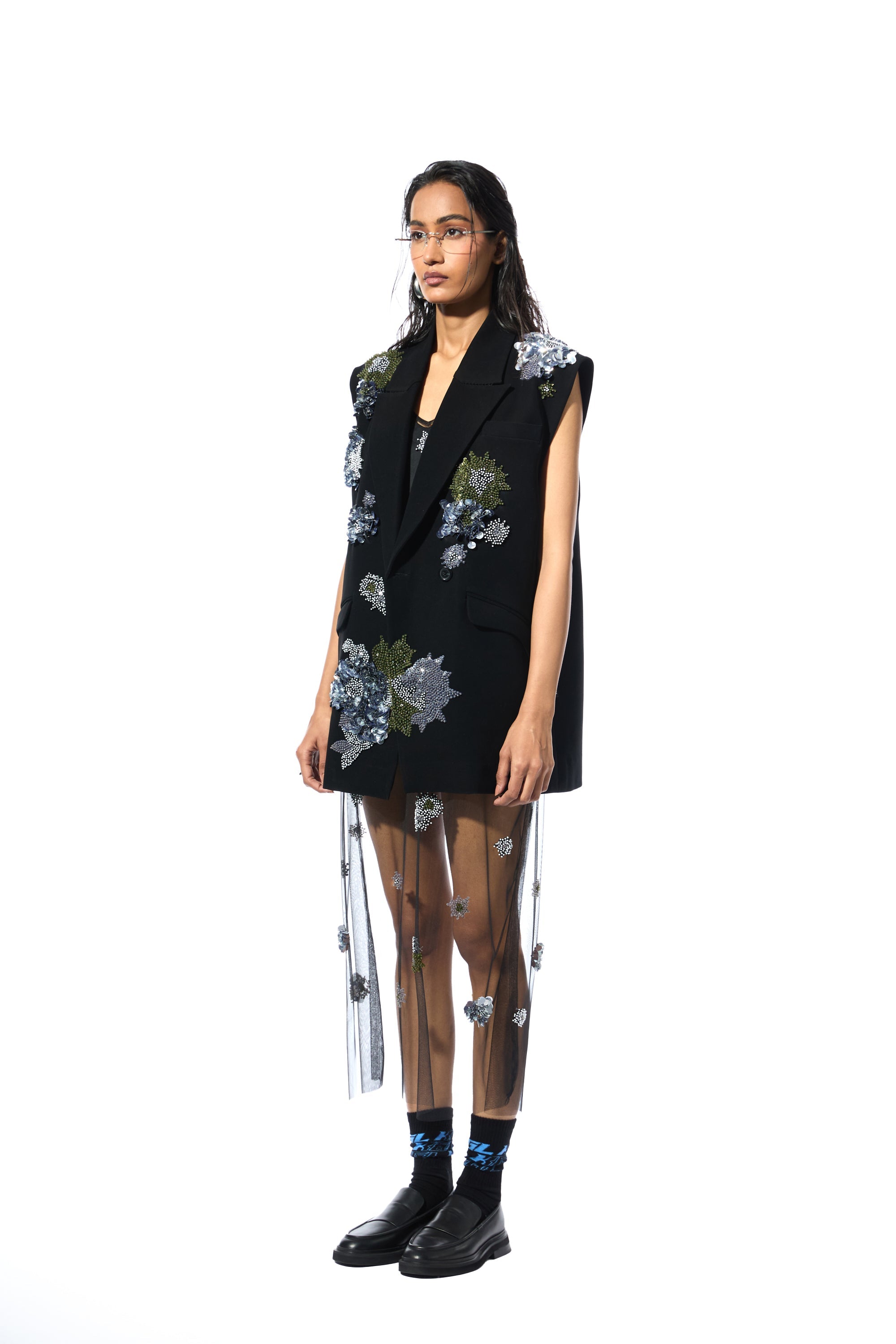 'ELVIRA' EMBELLISHED DRESS - Kanika Goyal Label