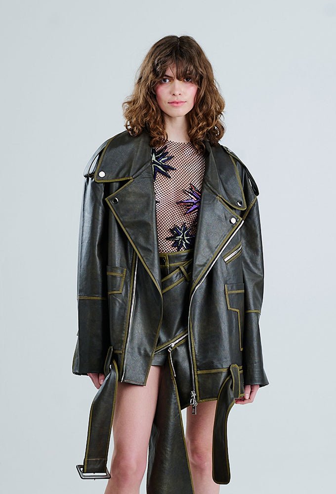 EMBER' Biker Jacket - Kanika Goyal Label