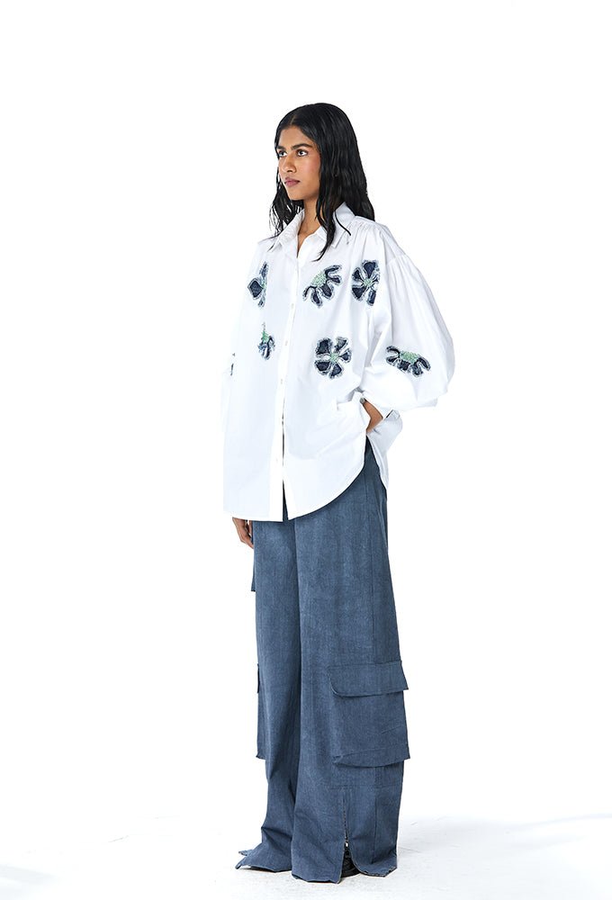 ‘EZRA' Multi - pocket Pants - Kanika Goyal Label