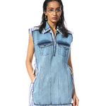 'FRAYLINE' DENIM DRESS - Kanika Goyal Label