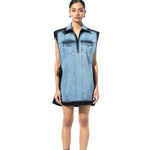 'FRAYLINE' DENIM DRESS - Kanika Goyal Label