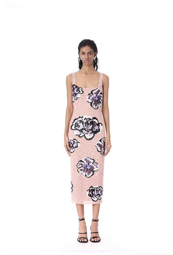 'GEODESS' EMBELLISHED DRESS - Kanika Goyal Label