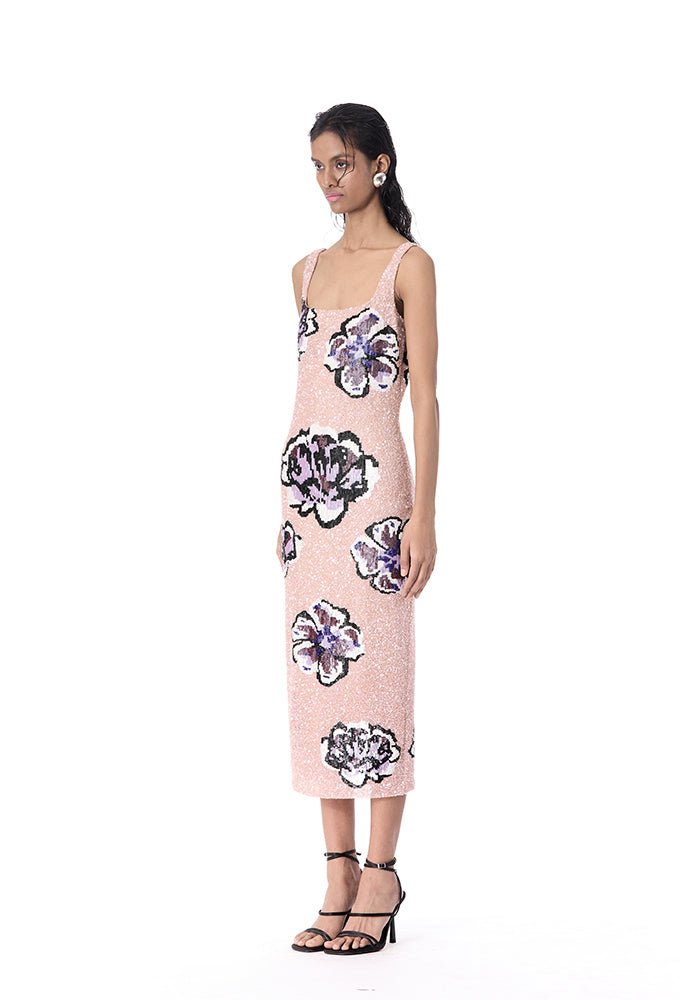 'GEODESS' EMBELLISHED DRESS - Kanika Goyal Label