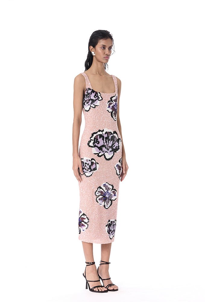 'GEODESS' EMBELLISHED DRESS - Kanika Goyal Label