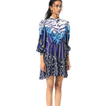 'GEOMIST' PRINTED DRESS - Kanika Goyal Label