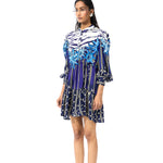 'GEOMIST' PRINTED DRESS - Kanika Goyal Label