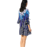 'GEOMIST' PRINTED DRESS - Kanika Goyal Label