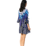 'GEOMIST' PRINTED DRESS - Kanika Goyal Label