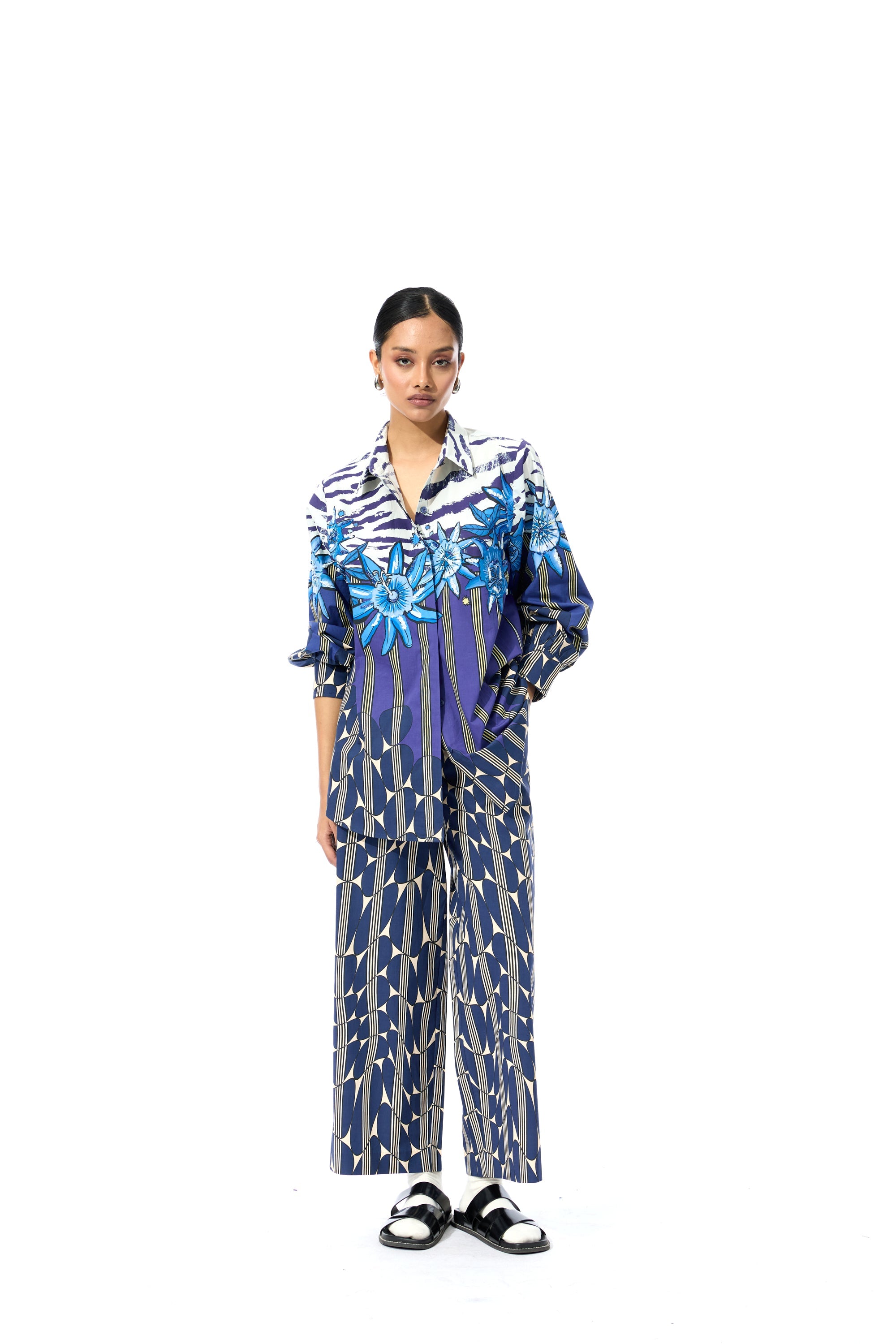 'GEOMIST' PRINTED SET - Kanika Goyal Label