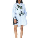 GIA' Embellished Shirt Dress - Kanika Goyal Label