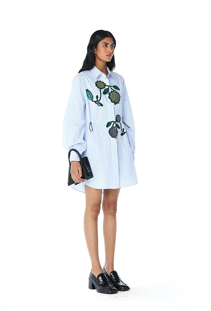 GIA' Embellished Shirt Dress - Kanika Goyal Label