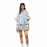 GUBBINS' Checked Top - Kanika Goyal Label