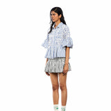 GUBBINS' Checked Top - Kanika Goyal Label