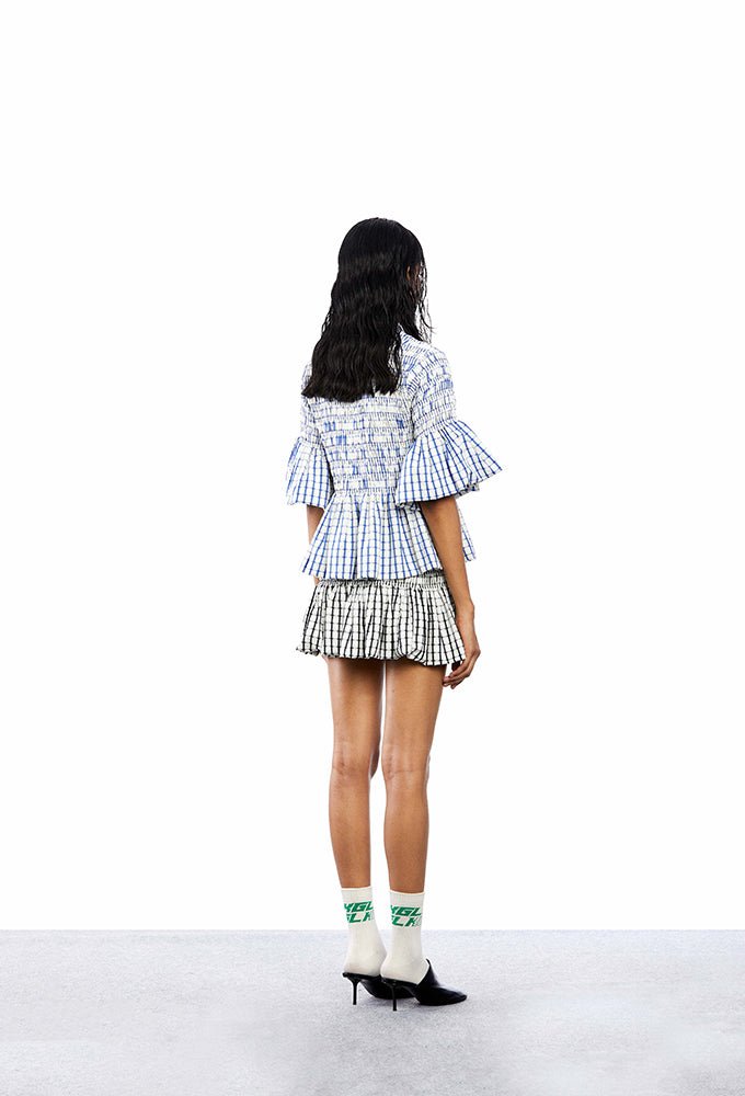 GUBBINS' Checked Top - Kanika Goyal Label