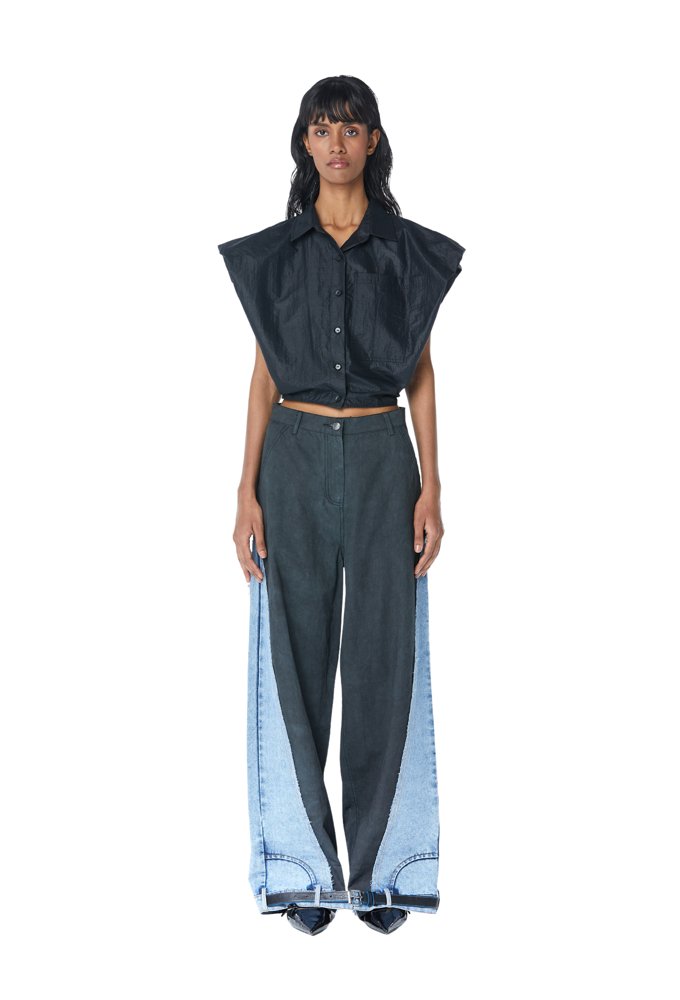 HALCYON' Draped Shirt - Kanika Goyal Label