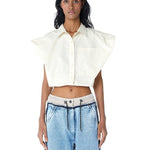 HALCYON' Draped Shirt - Kanika Goyal Label